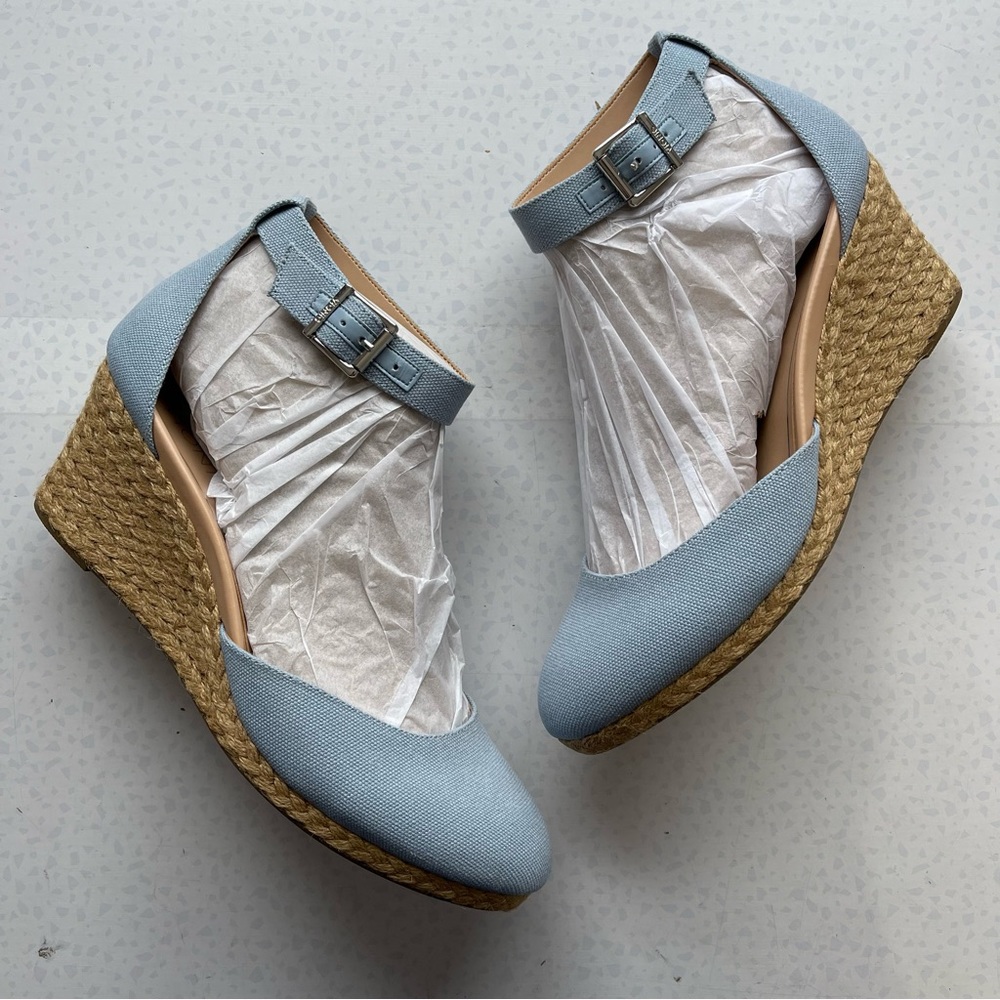 VIONIC Amy Sky Espadrille Wedge Sandals